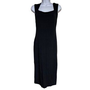 Black Sleeveless Midi Dress By See You Monday Womens Size Large Bodycon